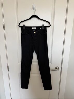 Frame Denim Black Skinny Jeans